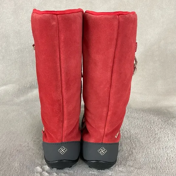 Columbia Loveland Girl Kids Snow Boots Size 1 Waterproof Insulated Knee High NEW