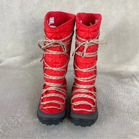 Columbia Loveland Girl Kids Snow Boots Size 1 Waterproof Insulated Knee High NEW