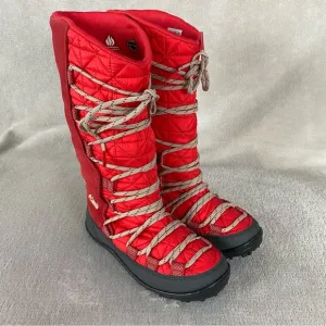 Columbia Loveland Girl Kids Snow Boots Size 1 Waterproof Insulated Knee High NEW