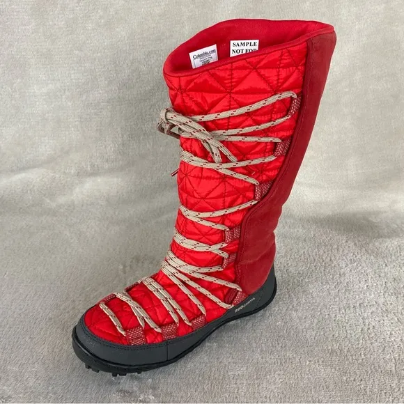 Columbia Loveland Girl Kids Snow Boots Size 1 Waterproof Insulated Knee High NEW