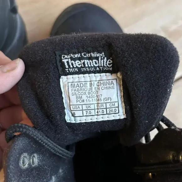 Columbia Silcox Thermolite Insulate Men 8 W 10 Waterproof Hiking Boot BM1400-817