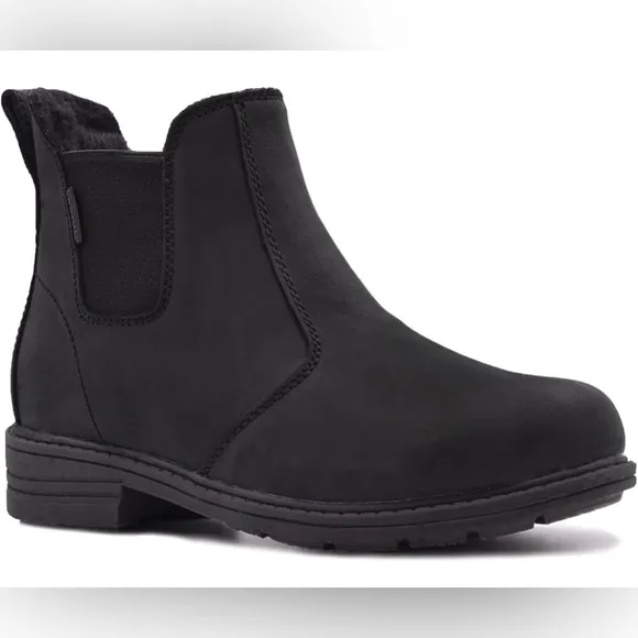 Comfy Moda Women's Waterproof Chelsea Winter Boots Legend Wool Lining Sz 10 $150