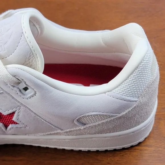 Converse Alexis Sablone AS-1 Pro Ox Skater Shoes A08206C Egret/Navy/Red Sze 11.5