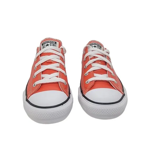 🤩Converse ALL STAR CTAS OX Sz 1 Youth Shoes LEATHER RED Unisex Sneakers A04425C
