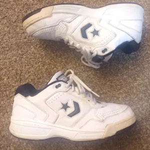 Converse Athletic Basketball SE Ox Basketball Shoes Mens Size 9 White Navy Blue