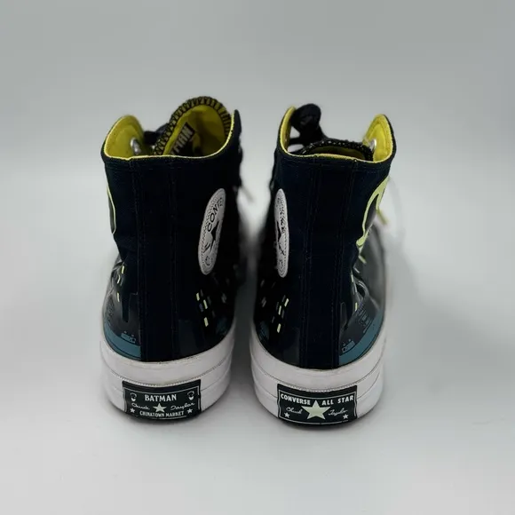 Converse Chinatown Market Batman Chuck 70 High  M-6 W-8 Sneakers Shoes men 7.5