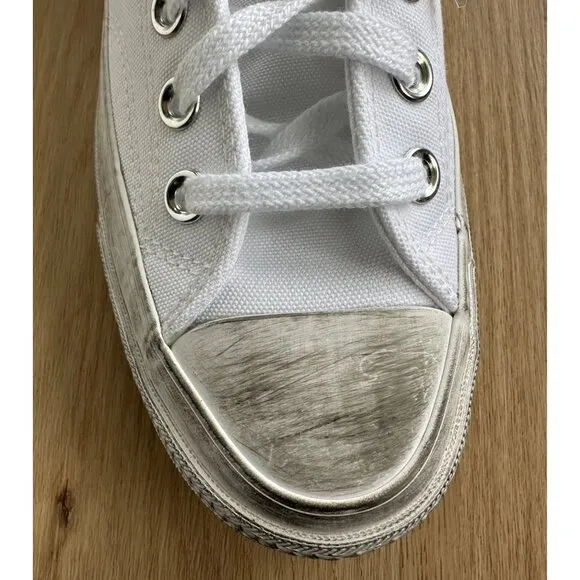 ⭐Converse Chuck 70 Stud Low Edge Sz 9.5 Women's Shoes Sneaker White Punk A07208C