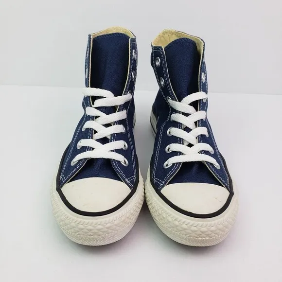 Converse Chuck Taylor All Star HI Womens Sz 6 Mens Sz 4 Navy Blue Sneaker Shoes