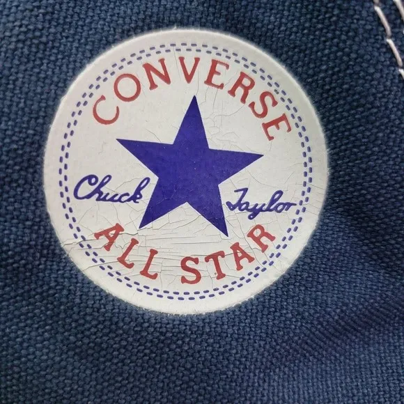 Converse Chuck Taylor All Star HI Womens Sz 6 Mens Sz 4 Navy Blue Sneaker Shoes