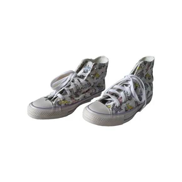Converse Chuck Taylor All Star Kid Size 4.5 Shoes Unicorns High Top Sneakers