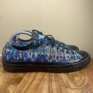 Converse Chuck Taylor AllStar New York Mens Blue Multicolor Size 9 Low Top Shoes