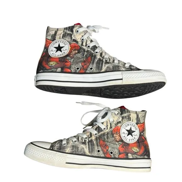 Converse DC Comics Chuck‎ Taylor All Star High Top Shoes Flash Men's 6/Women's 8