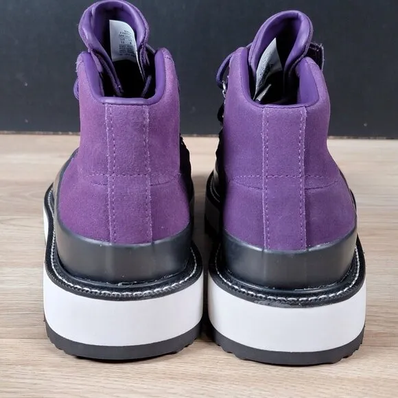 Converse One Star Mid Shoes Womens Size 11 Purple Black Mountain Club 566162C