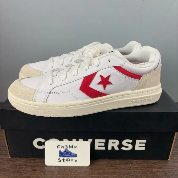 Converse Pro Blaze Classic Retro '90s 'White Red Egret' Shoes Men’s Sz