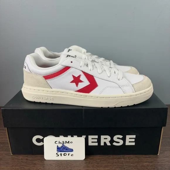 Converse Pro Blaze Classic Retro '90s 'White Red Egret' Shoes Men’s Sz