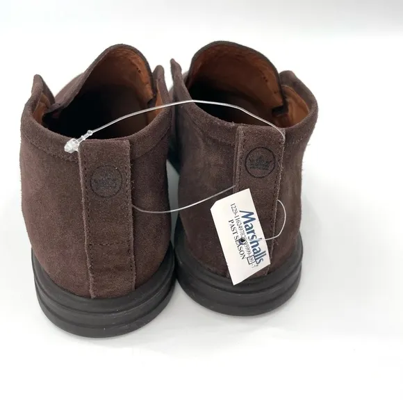 COPY - Peter Millar Crafted Slip-On Chukka Suede Leather Boots Espresso - Men $…