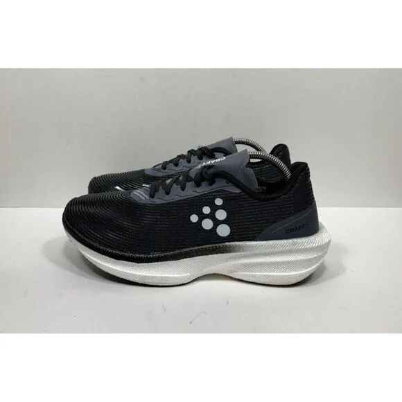 Craft Pro Endur Distance Men’s Sz 10.5 Black White Running Shoes 1912183-999900