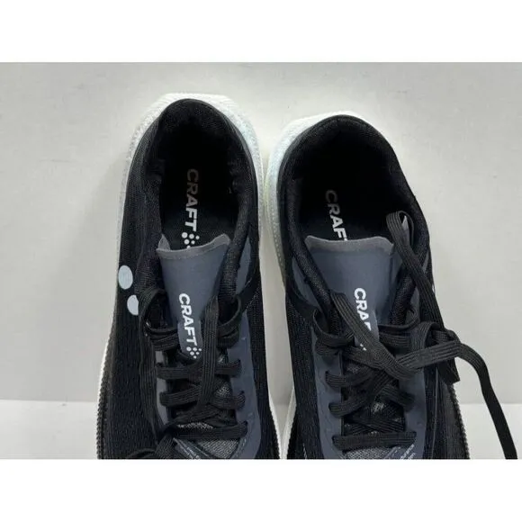 Craft Pro Endur Distance Men’s Sz 10.5 Black White Running Shoes 1912183-999900