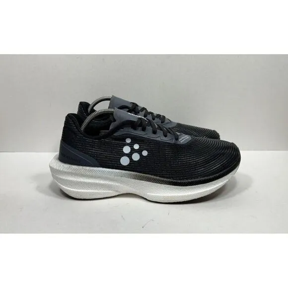 Craft Pro Endur Distance Men’s Sz 10.5 Black White Running Shoes 1912183-999900