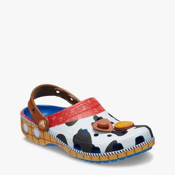 Crocs Classic Clog Toy Story Woody Mens Shoes 209446-4GX NEW Multi Sz
