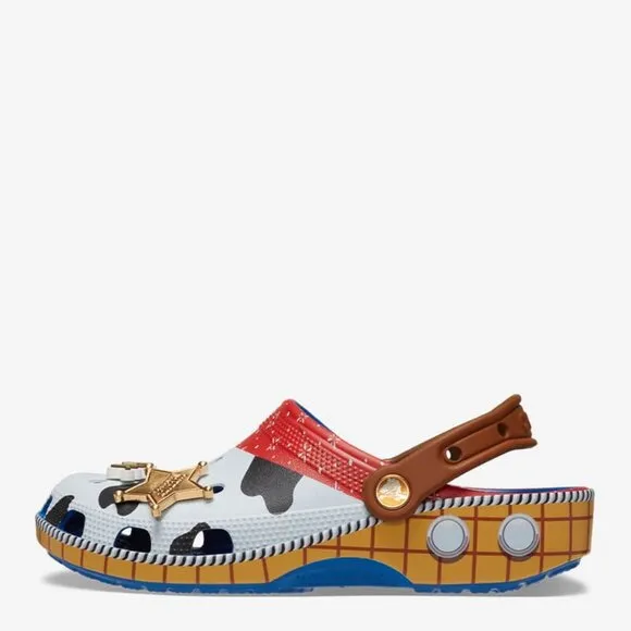 Crocs Classic Clog Toy Story Woody Mens Shoes 209446-4GX NEW Multi Sz