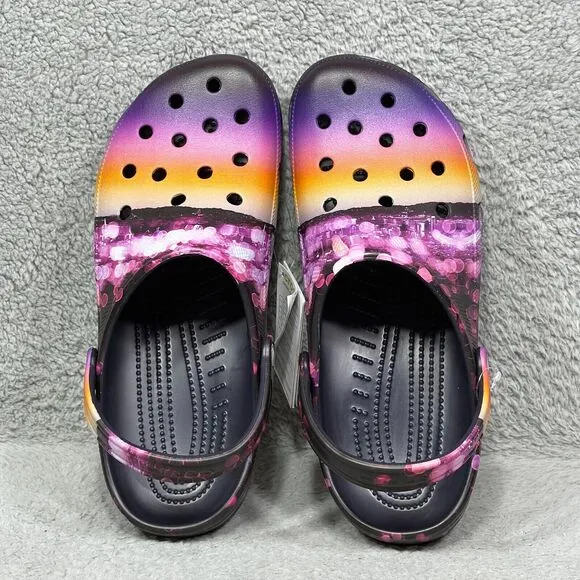 Crocs Classic Meta Scape Mens Size 13 Slip On Clog Shoes Deep City Copper Sunset
