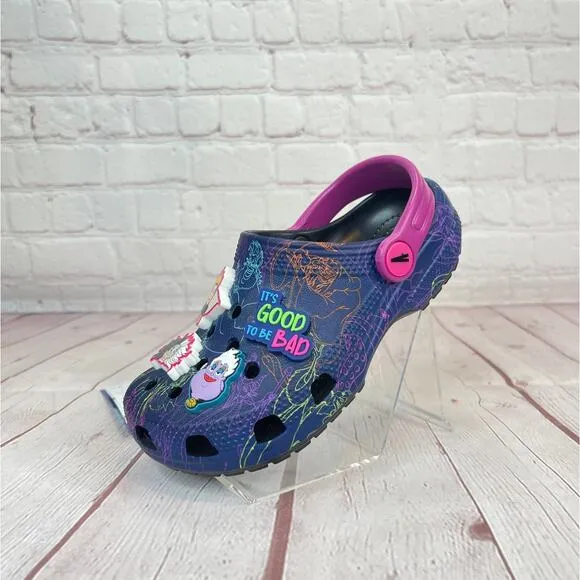 Crocs Classic x Disney Villains Clogs Kids Size 12 (207722-001)