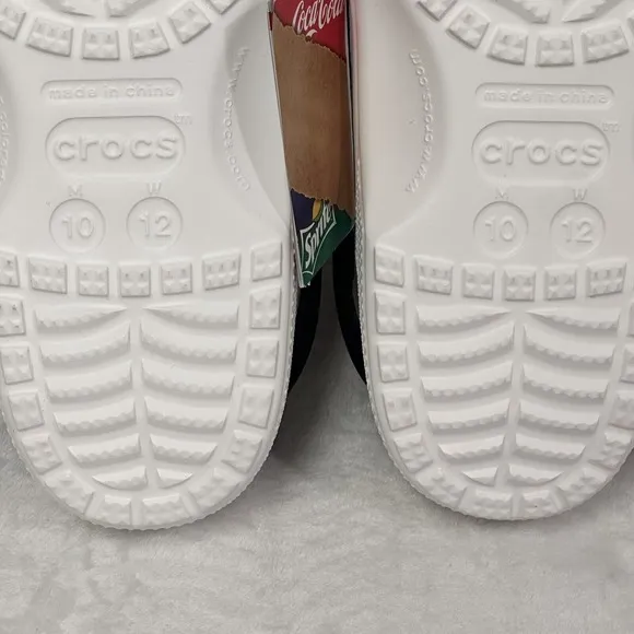 Crocs Coca-Cola Classic Clog Polar Bear Jibbitz (209314-100) Mens Size 10 NWOB