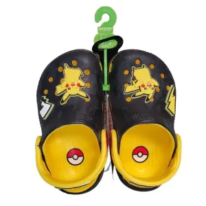 Crocs Pokémon Pikachu Classic Clog Kids Shoes Toddler Size Glow in the Dark New