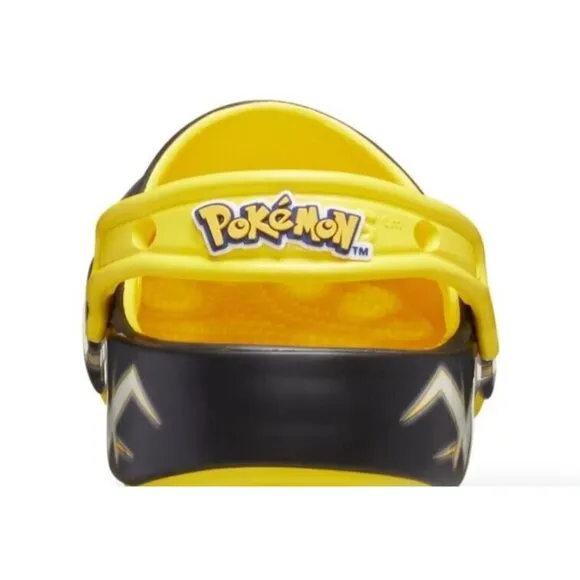 Crocs Pokémon Pikachu Classic Clog Kids Shoes Toddler Size Glow in the Dark New