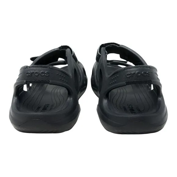 Crocs Swiftwater Men Sz 13 Comfort Walking Hiking Water River Sandal Strap Black