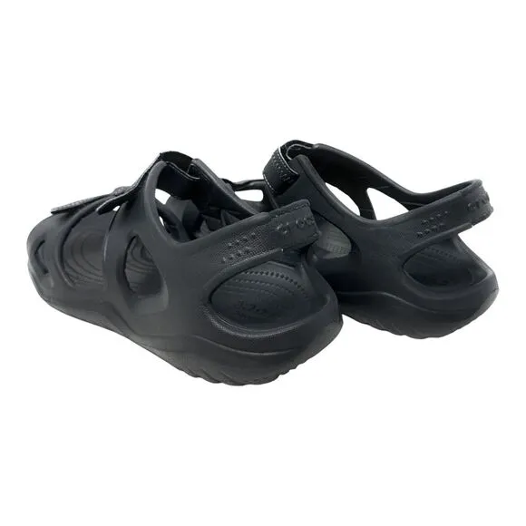 Crocs Swiftwater Men Sz 13 Comfort Walking Hiking Water River Sandal Strap Black