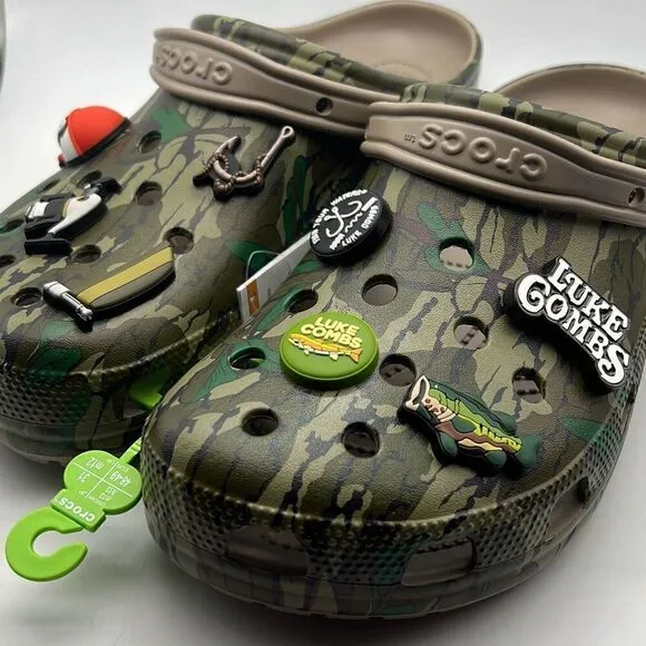 Crocs x Luke Combs Collab Bootlegger Camo Clogs Shoes  -NWT-Men 13
