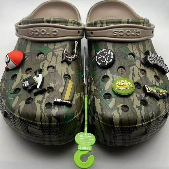 Crocs x Luke Combs Collab Bootlegger Camo Clogs Shoes  -NWT-Men 13