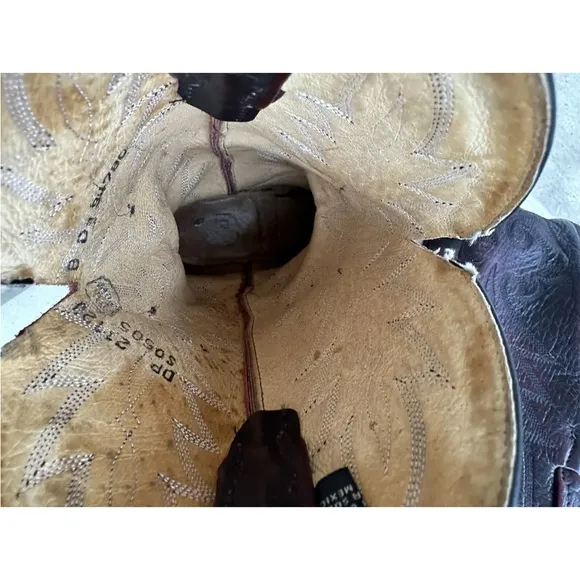 DAN POST COWBOY WESTERN BOOTS MEN SIZE 8D