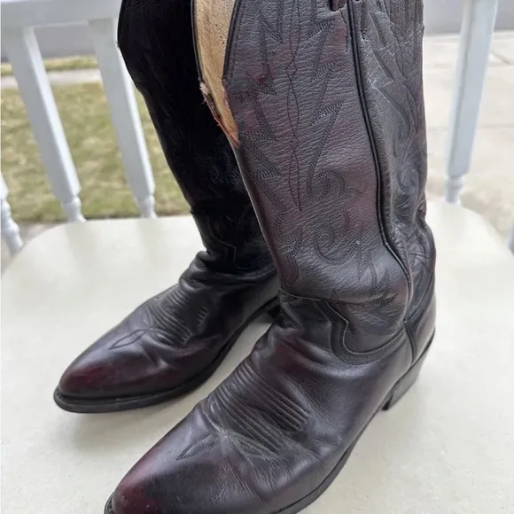 DAN POST COWBOY WESTERN BOOTS MEN SIZE 8D