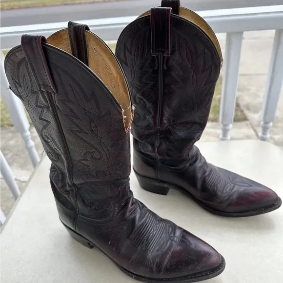 DAN POST COWBOY WESTERN BOOTS MEN SIZE 8D