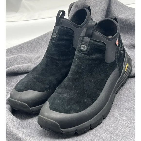 Danner Arctic 600 Black Suede Chelsea Snow Boots, Women's 11 M