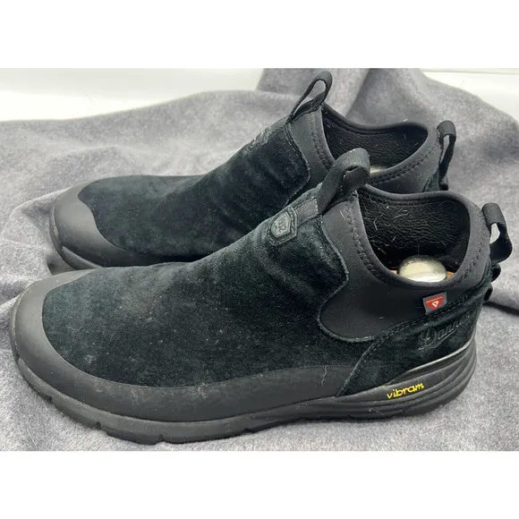 Danner Arctic 600 Black Suede Chelsea Snow Boots, Women's 11 M