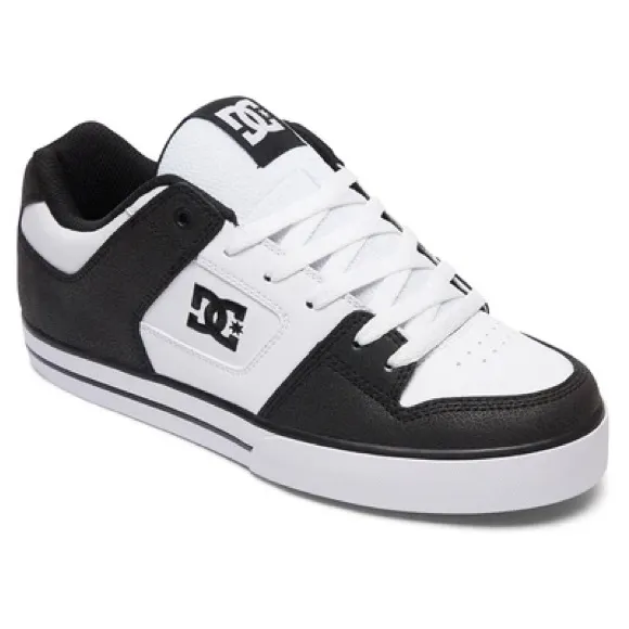 DC Men’s Pure 300660 Black &amp; White Sneakers Size 9.5 NEW