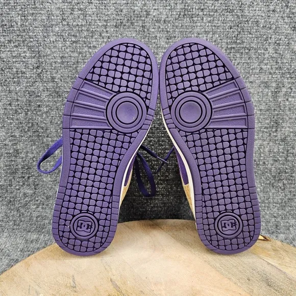 DC Miami Ink 2009 Women's Size 6 Grape Purple Cork Mid Top Skateboard Shoes