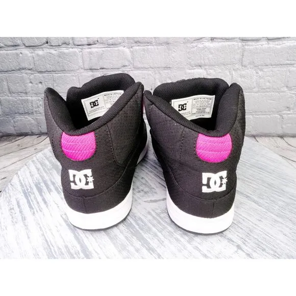 DC Rebound High TX SE Skateboard Shoes Women 8.5 in Excellent Condition