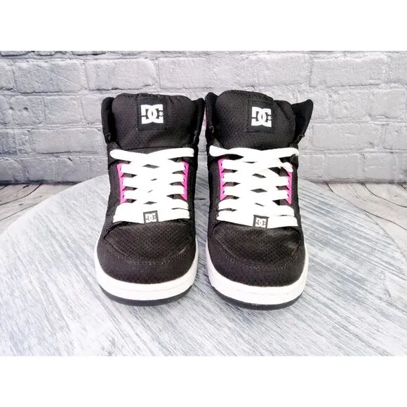 DC Rebound High TX SE Skateboard Shoes Women 8.5 in Excellent Condition
