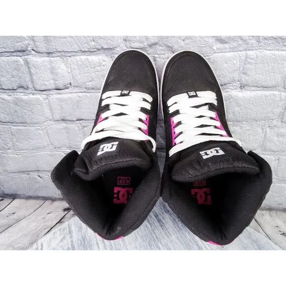 DC Rebound High TX SE Skateboard Shoes Women 8.5 in Excellent Condition