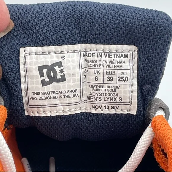 DC Shoes Lynx Zero Skate Shoes Skateboard Size 7‎ Men’s Kalis