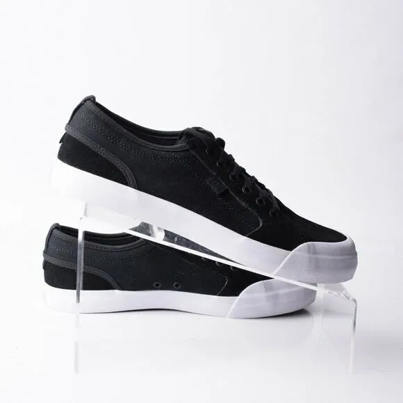 DC Youths Evan Boys Black Leather Skateboard Shoes Sneakers Sz 7 Eu 39 Athletic