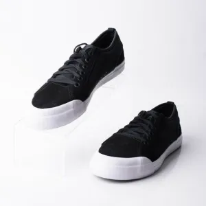 DC Youths Evan Boys Black Leather Skateboard Shoes Sneakers Sz 7 Eu 39 Athletic