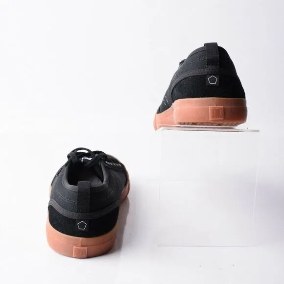 DC Youths Evan Boys Black Leather Skateboard Shoes Sneakers Sz 7 Eu 39 Low tops