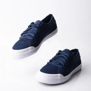 DC Youths Evan Boys Navy Blue Leather Skateboard Shoes Sneakers Sz 7 Eu 39 Youth