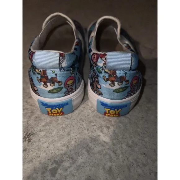 DISNEY Shoes Kids 13 The Little Mermaid &amp; Toy Story SNEAKERS SLIP (2 Pair)